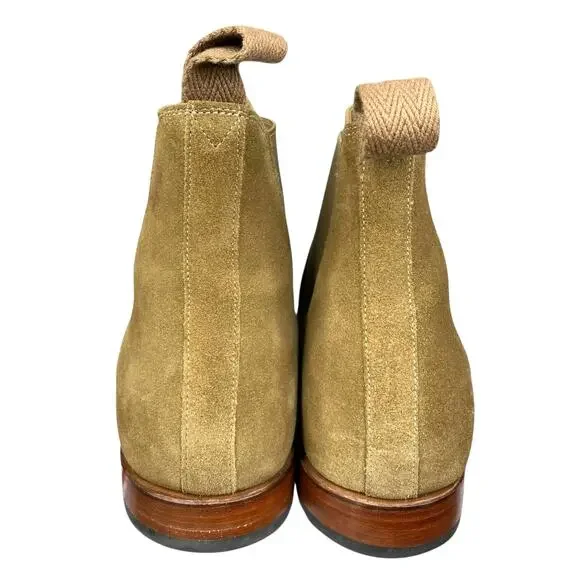 Grenson Men’s Nolan Made In England Tan Suede Chelsea Boot Size 9 US 10